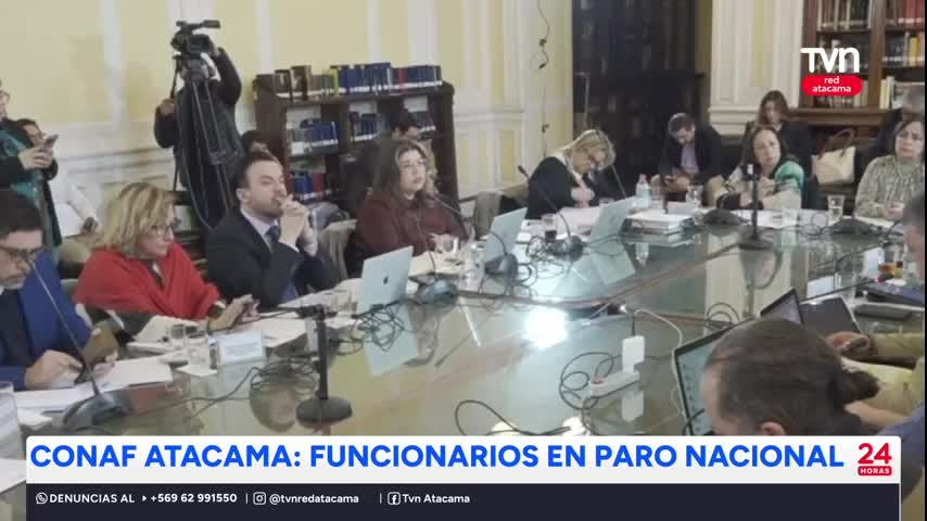 Paro nacional de funcionarios de Conaf