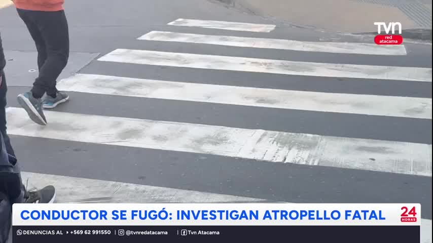 Investigan fatal atropello ocurrido en Copiapó