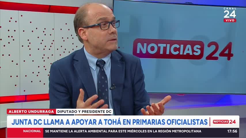 Presidente de la DC: “Nosotros no podemos apoyar a los candidatos del FA y el PC”