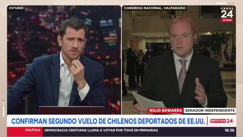Senador Edwards: “Lo que ha hecho el Presidente Boric es poner en serio riesgo el programa de visa Waiver”