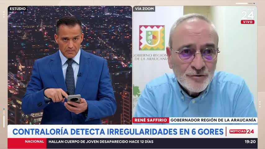 Gobernador Saffirio e informe de Contraloría: “Somos la región más pobre y se llevaron un periodo completo de presupuesto regional”