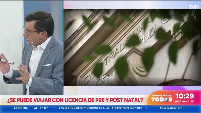 ¿Se puede viajar con licencia de pre y post natal?
