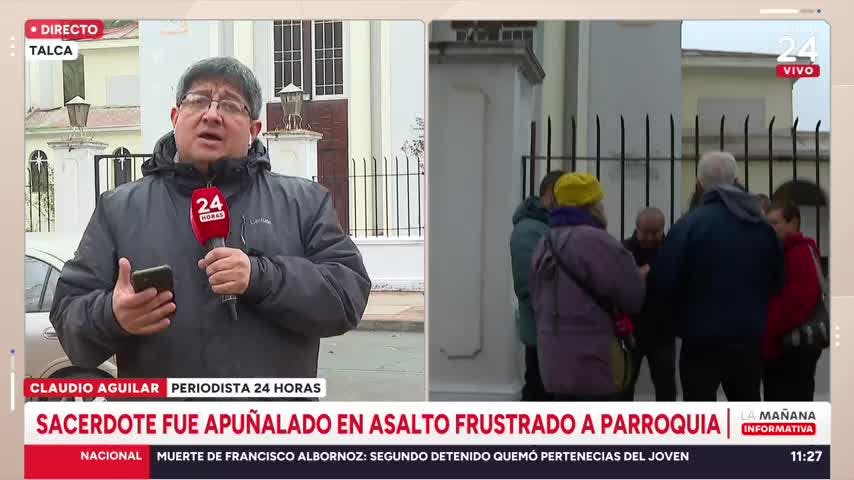 Quién es el párroco que fue apuñalado tras intentar frustrar robo a iglesia en Talca