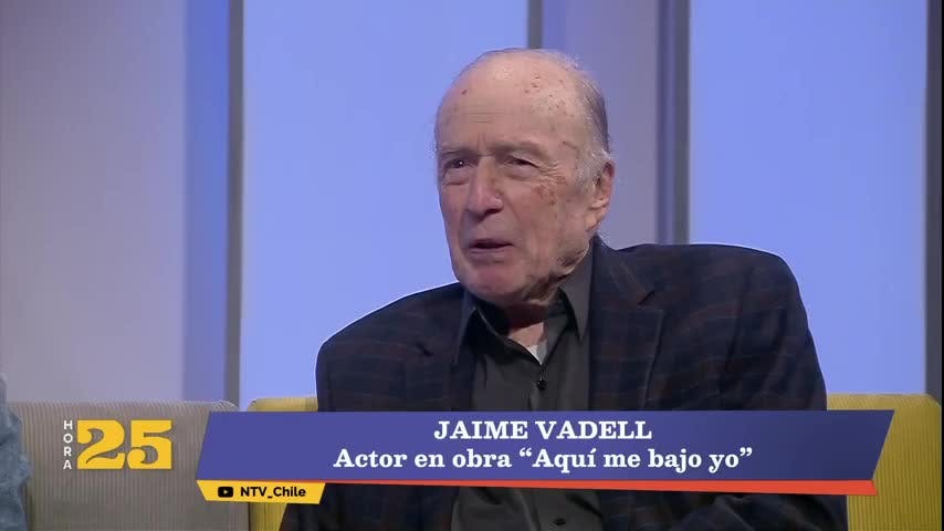  "Aquí me bajo yo": La nueva obra de Jaime Vadell en Hora 25 