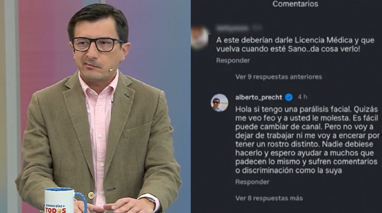 El potente mensaje de Alberto Precht tras desubicado comentario 