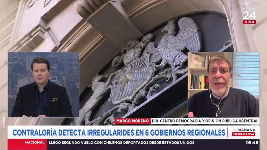 Análisis de Marco Moreno: revelaciones de Contraloría "le pegan a la confianza" ciudadana