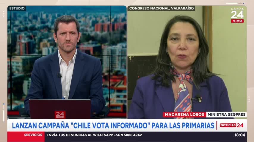 Ministra Lobos y 'ataques' contra Matthei: “Que esto se haga con responsabilidad y sin acusaciones que no tienen fundamento”