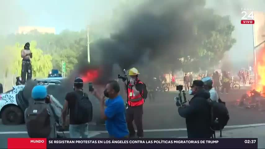 Sigue el caos en EE.UU.: Trump envió otros dos mil soldados de la Guardia Nacional a Los Ángeles para combatir las masivas protestas