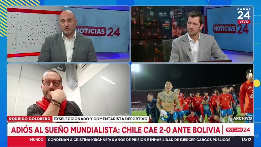 Rodrigo Goldberg y futuro de Chile tras eliminación: “Es difícil que alguien quiera ‘quemarse’ por 2 partidos”