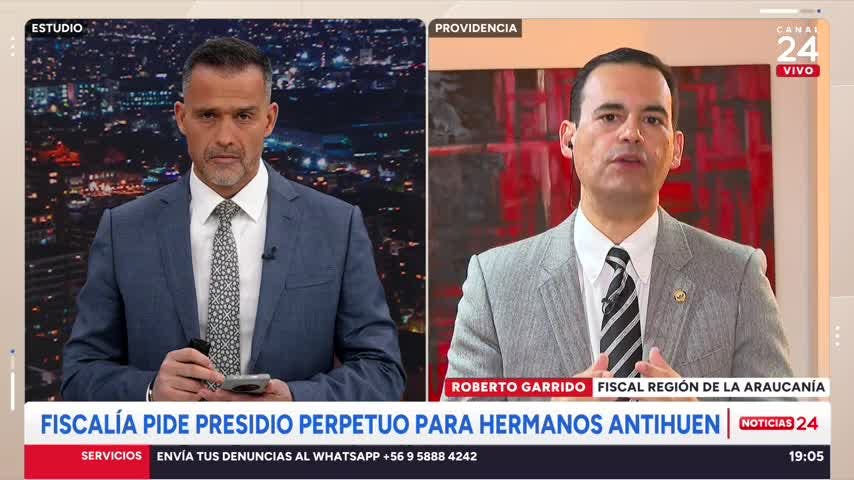 Fiscal Garrido y solicitud de presidio perpetuo contra hermanos Antihuen: “El día fue escogido para dar un mensaje contra Carabineros y el Estado”