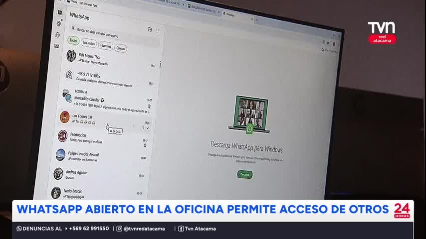 Atacama: Carabinero que dejó WhatsApp abierto pierde en la justicia