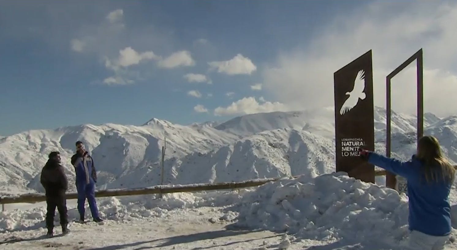 ¿Buscando nieve? Mira cómo se ve Farellones después de la lluvia