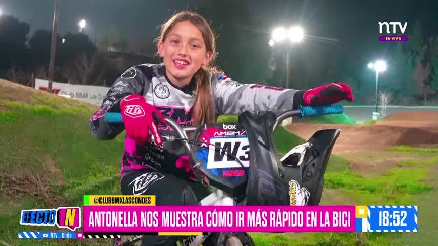 ¡Conocemos el BMX con Antonella, la N°3 del mundo! | Efecto N