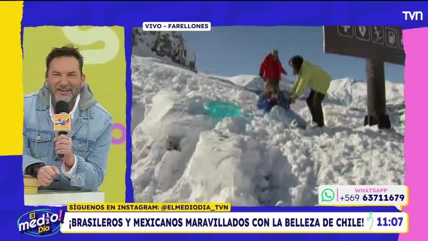 "Se me salió un improperio, ¡perdón!": el chascarro de Ale Ratcliffe en El Medio Día