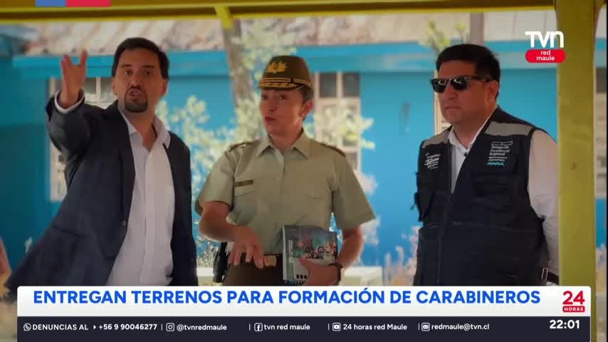 Entregan terrenos fiscales para grupo de formación de Carabineros