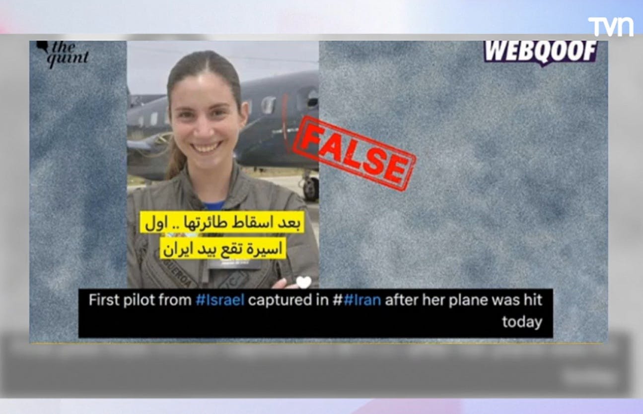 Usan imagen de poloto chilena para difundir fake news sobre guerra de Israel con Irán