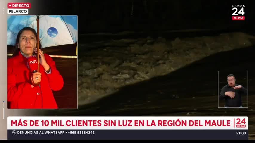 Se mantiene la lluvia en el maule 