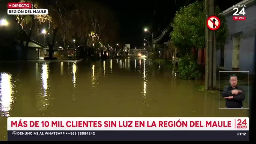 Anegamientos por intensas lluvias