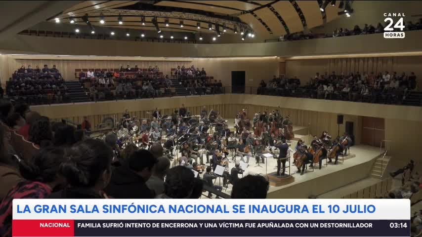 Así luce la nueva Gran Sala Sinfónica Nacional de Chile