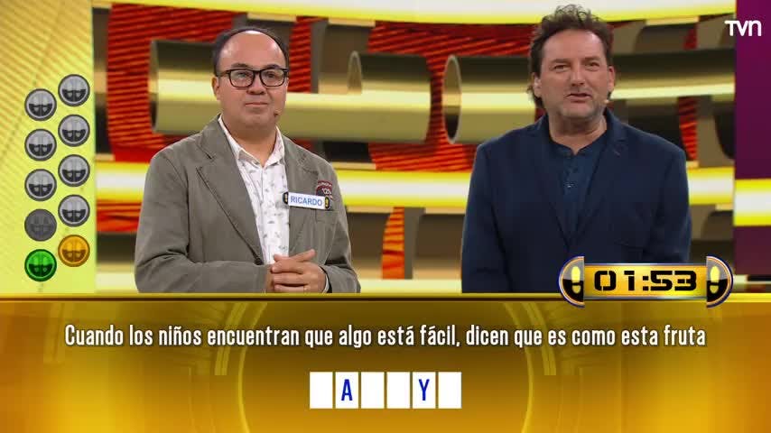 ¡Le faltó solo una palabra y su señora la sabía!: Rodrigo no pudo con el juego final