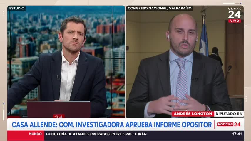 Diputado Longton e informe de comisión por Casa Allende: “La responsabilidad tiene que hacerse valer por parte del Presidente”