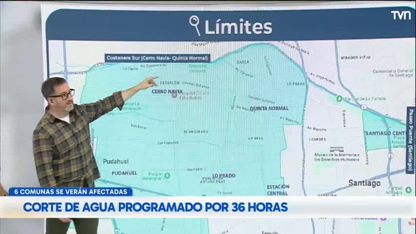 Atención: 6 comunas de la RM tendrán un corte de agua programado por 36 horas