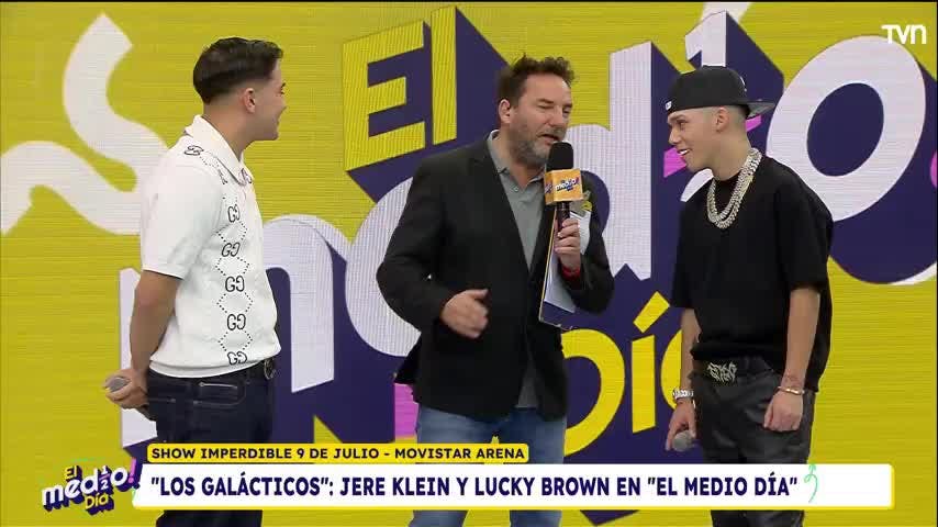 ¡"Los Galácticos": Jere Klein y Lucky Brown aterrizan en "El Mediodía"!