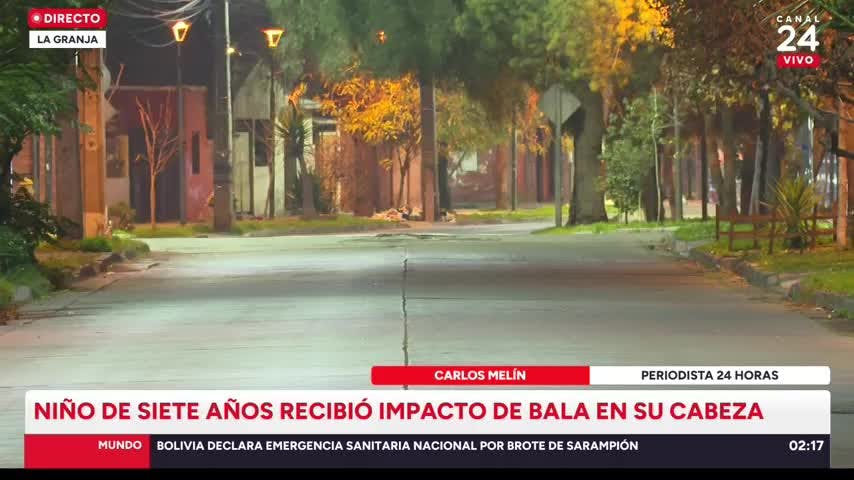 Brutal balacera dejó a padres heridos y a su hijo de 7 años con un balazo en la cabeza en La Granja