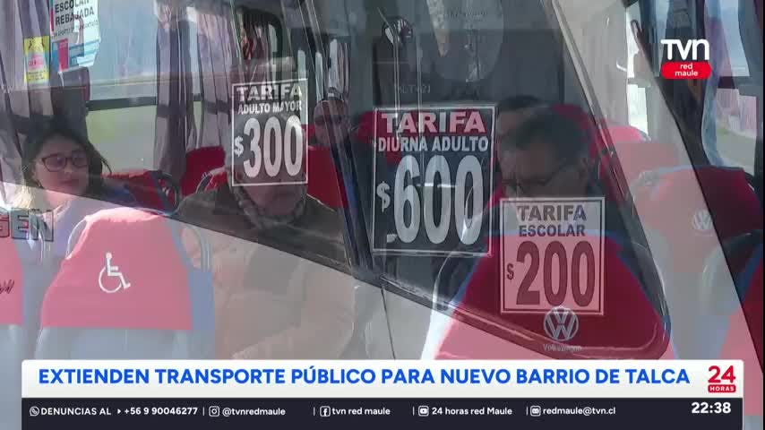Llega nueva línea de microbus a barrio oriente de Talca