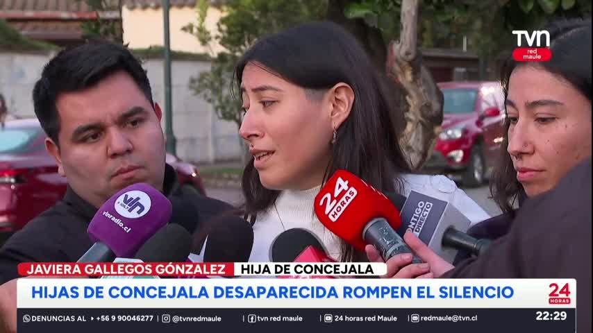 Hijas de concejala desaparecida rompen el silencio