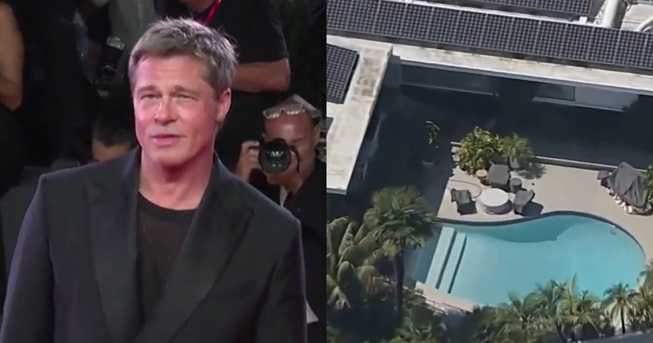 Así es la mansión de Brad Pitt que fue saqueada por ladrones
