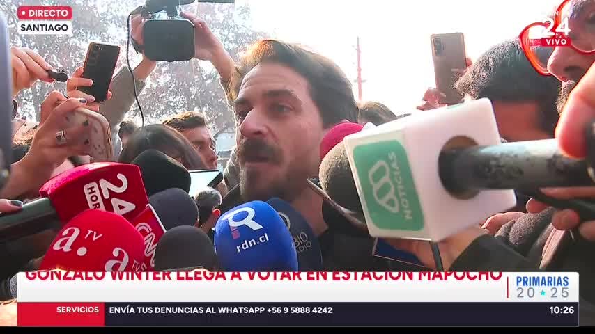 Gonzalo Winter: "estoy confiado en la unidad del oficialismo"