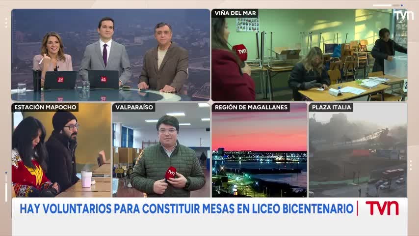 Con frío costero comienza la jornada de votación en la Región de Valparaíso