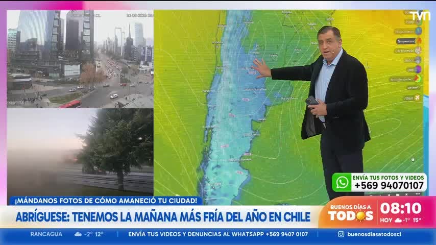 ¡Abríguese! Hoy tenemos la mañana más fría del año 