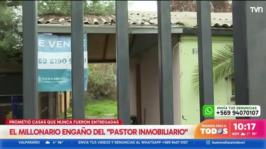 "Pastor Inmobiliario" estafó a más de cien familias por millonarios montos 
