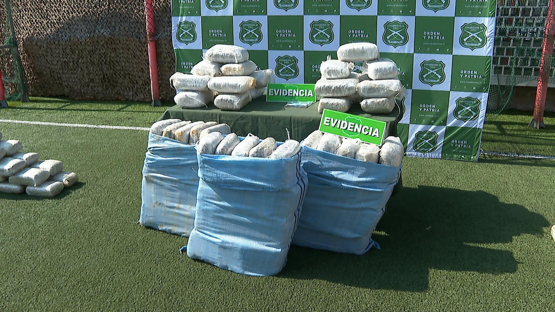 Decomisan más de 700 kilos de marihuana 