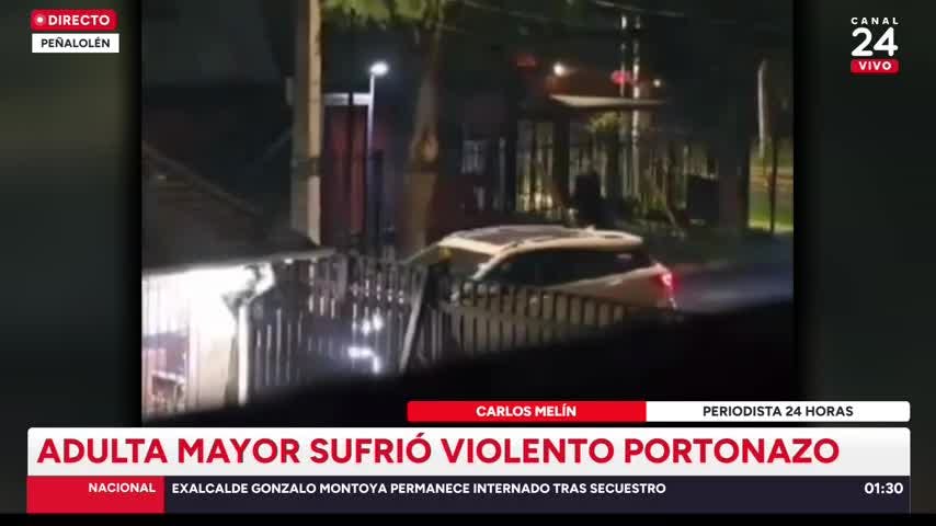 Adulta mayor sufrió violento robo en Peñalolén: robaron sus pertenencias, su vehículo y escaparon