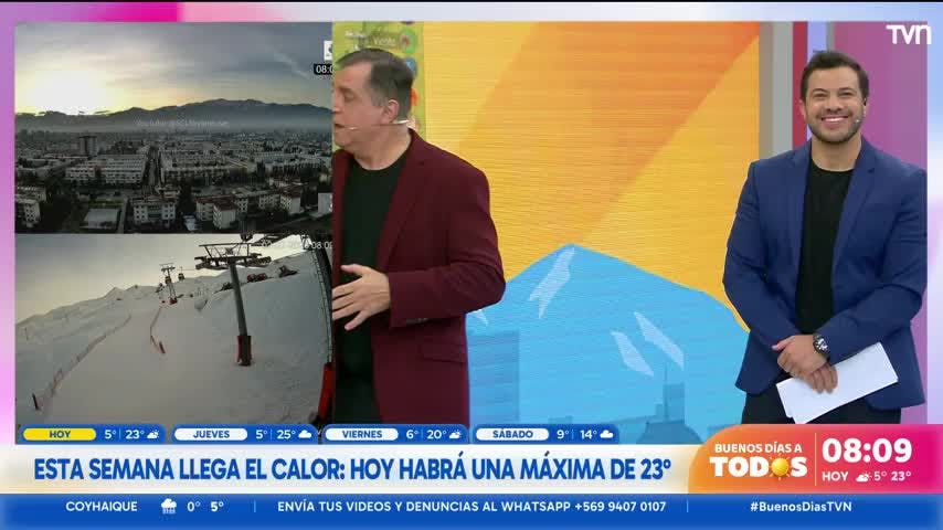 Llega el calor a la RM: Hoy se espera una máxima de 23° y mañana 25° 