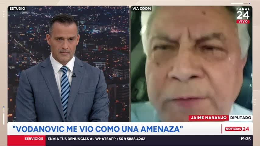 Naranjo contra Vodanovic: "El sicariato también existe en política y es la amenaza y la persecución"