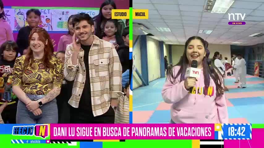 Dani Lu en modo taekwondo: Vacaciones de Invierno en Macul