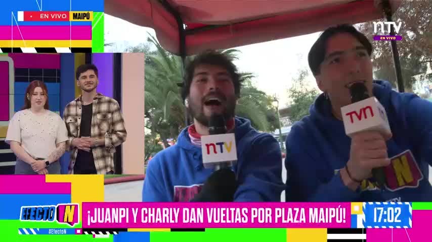 ¡Charly y Juapi se subieron a los carritos de Plaza Maipú! 