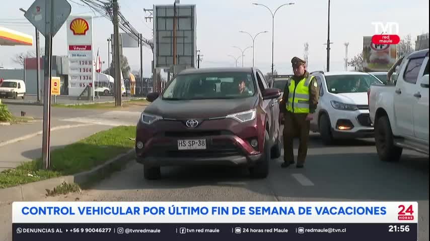 Intensificarán controles carreteros en el Maule