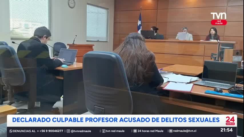 Docente de Curicó fue declarado culpable de delitos de connotación sexual
