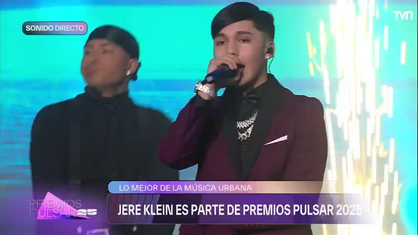 Sorprendió con una salsa: Jere Klein puso el broche de oro a los Premios Pulsar 2025