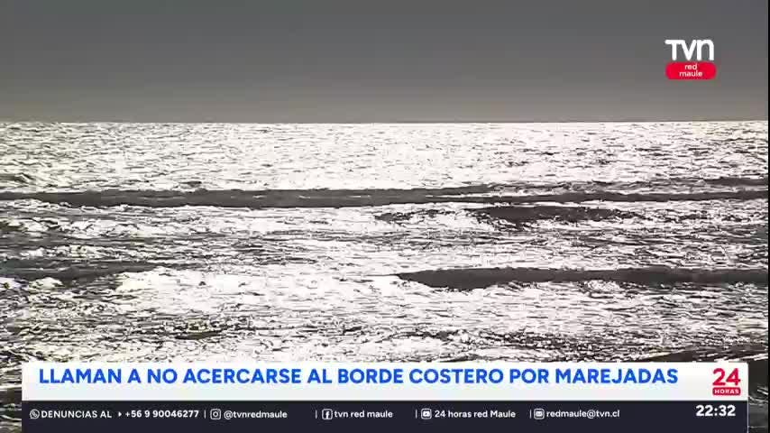 Alerta de marejadas para las costas del Maule