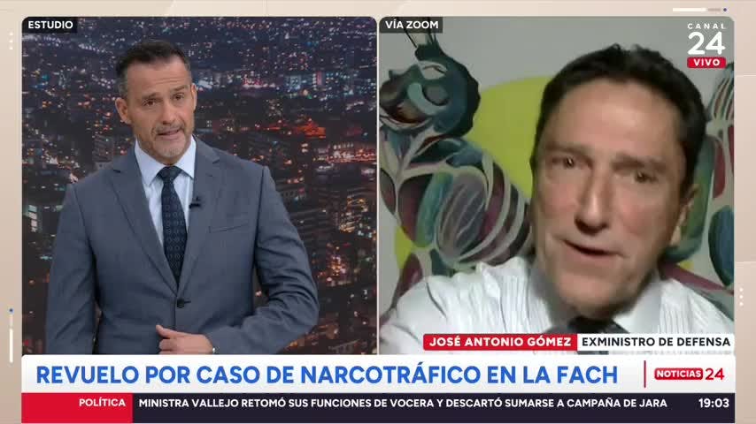 Exministro Gómez y amenaza del narcotráfico: “No nos falta institucionalidad, nos falta decisión política y mando”