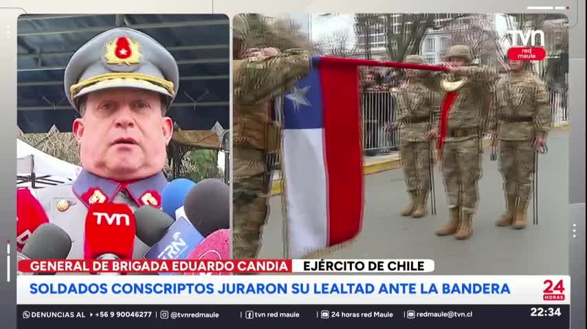 Soldados conscriptos protagonizaron tradicional Juramento a la Bandera