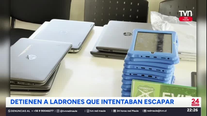 Robaron colegio en Iloca pero fueron detenidos en el terminal