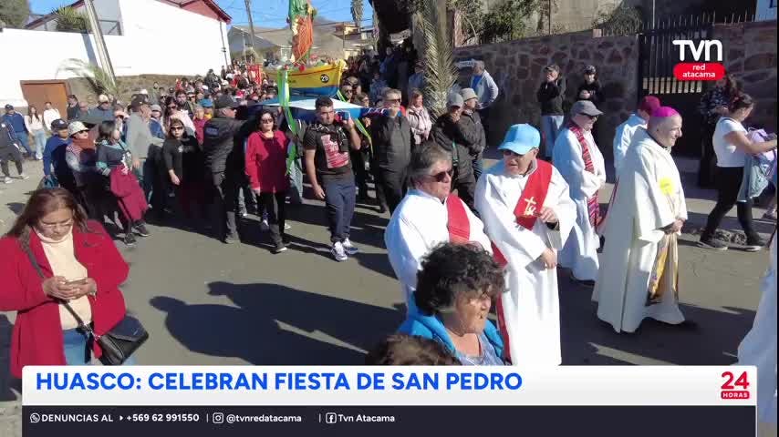 Celebran Fiesta de San Pedro en Huasco