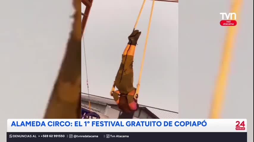 1° Festival de circo gratuito en Copiapó